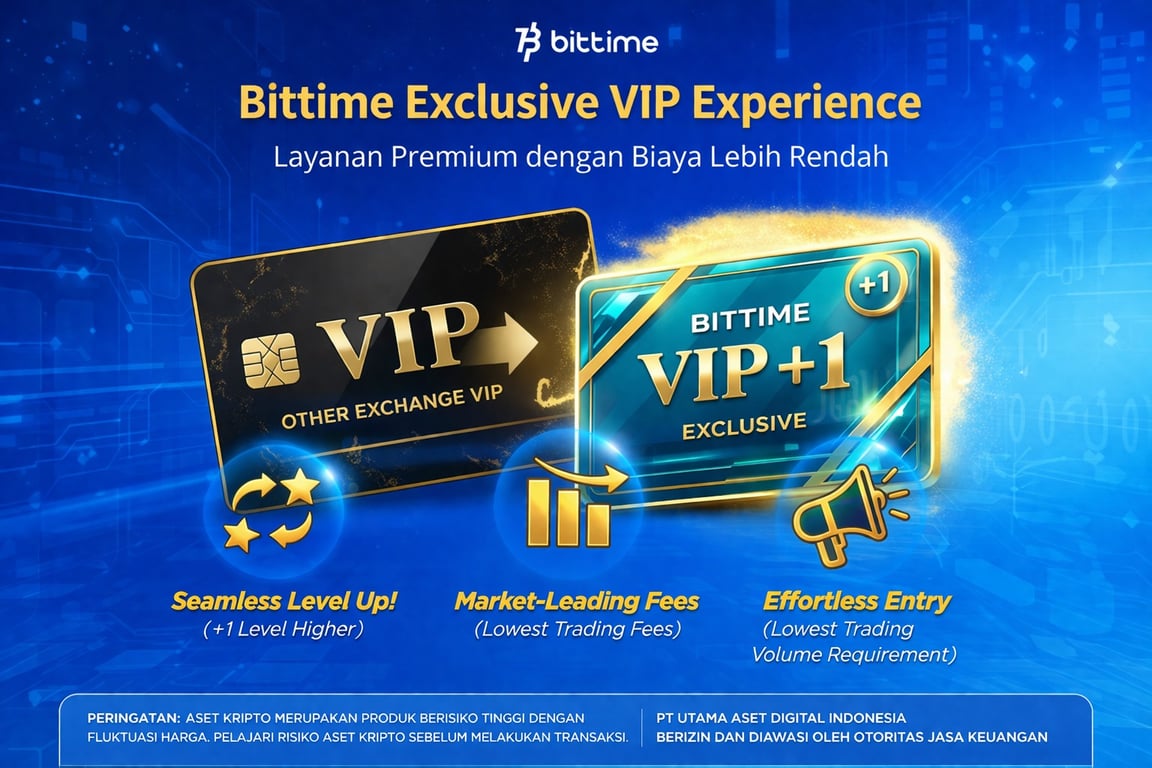 Bittime Exclusive VIP Experience, Layanan Premium dengan Biaya Lebih Rendah