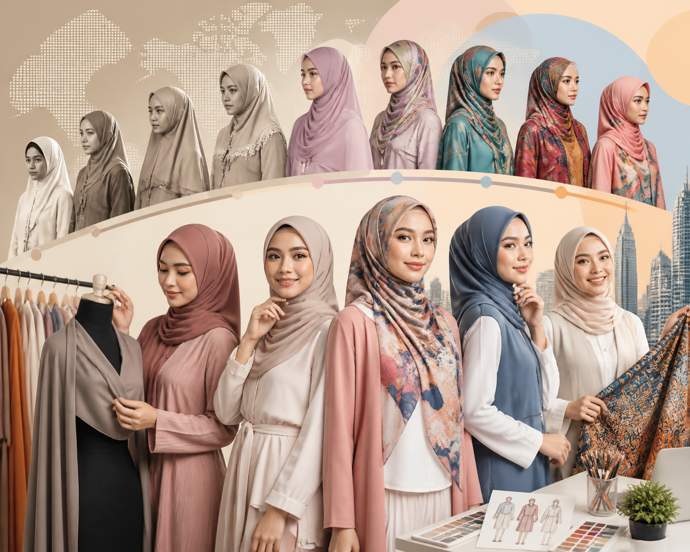 Pergeseran Tren Hijab di Indonesia: Menyikapi Perubahan Fashion dan Budaya