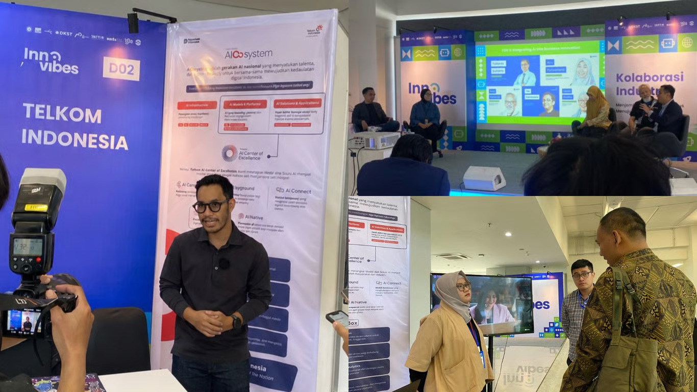 Lewat AIcosystem, Telkom Perkuat Kolaborasi AI Nasional di InnoVibes 2026