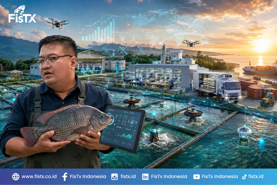 Rico Wisnu Wibisono (CEO FisTx) : 78.000 Hektare Tambak Mangkrak Pantura Kunci Indonesia Kuasai Pasar Nila Dunia