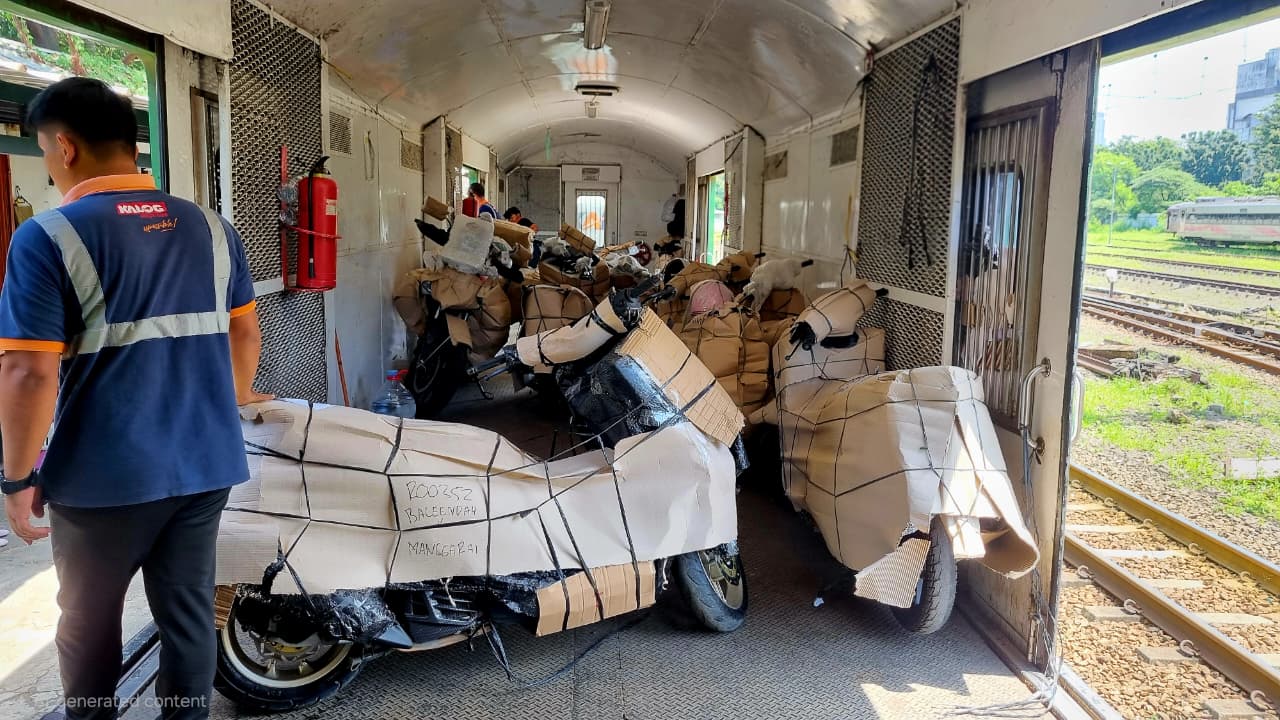 1.425 Motor Dikirim dari Yogyakarta, KAI Logistik Dukung Mobilitas Masyarakat Selama Libur Panjang Pendidikan