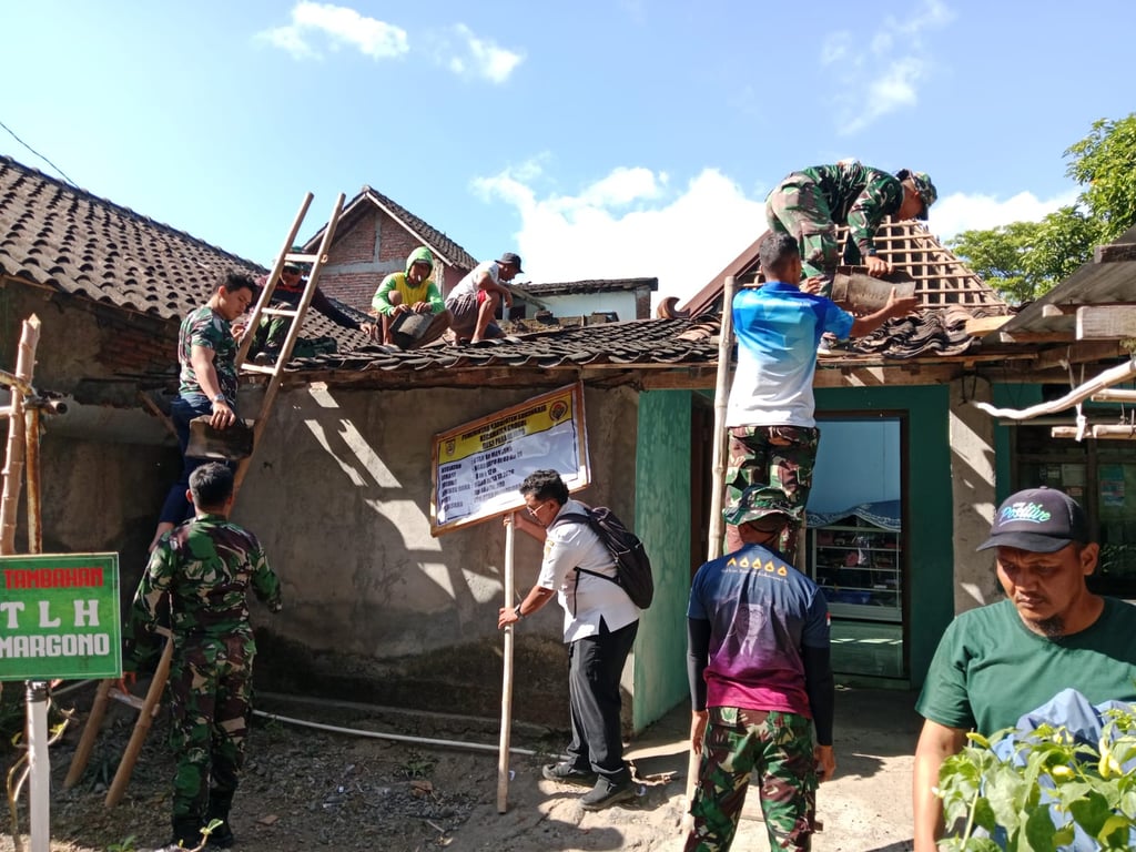 Lima Rumah Warga Berubah Lebih Layak, TMMD Kodim 0726/Sukoharjo Tunjukkan Aksi Nyata Bangun Kesejahteraan Desa